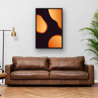 Quadro Decorativo Abstrato Gradiente Suave I