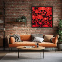 Quadro Decorativo Red Skull