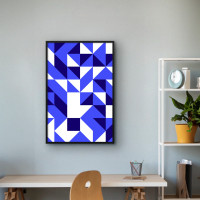 Quadro Decorativo Geométrico Tetris