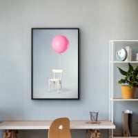 Quadro Decorativo Pink Balloon