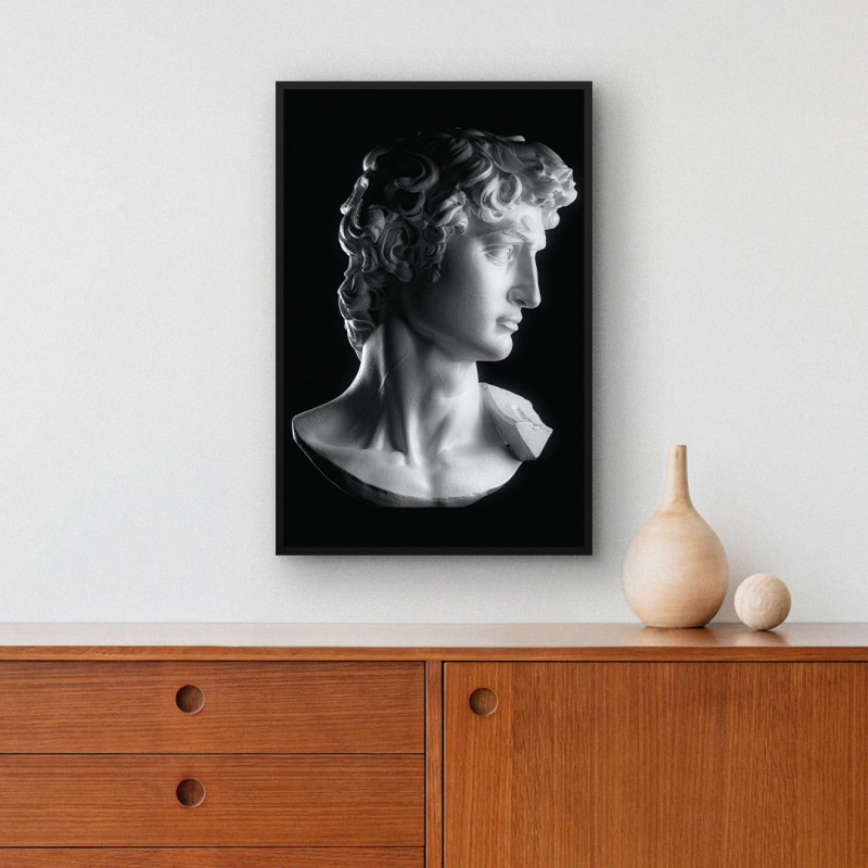 Quadro Decorativo Busto de David