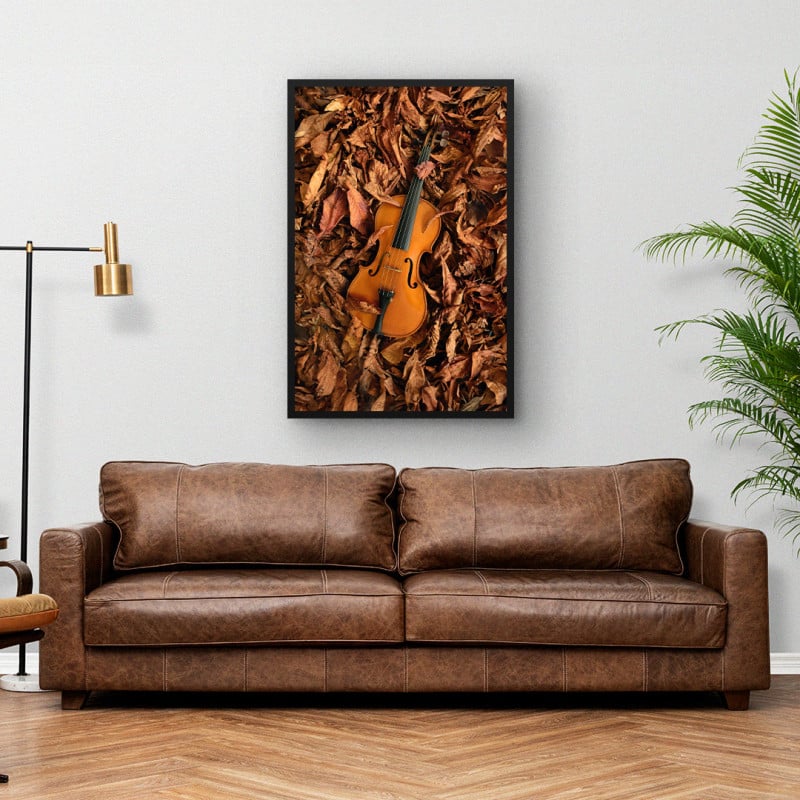 Quadro Decorativo Violino