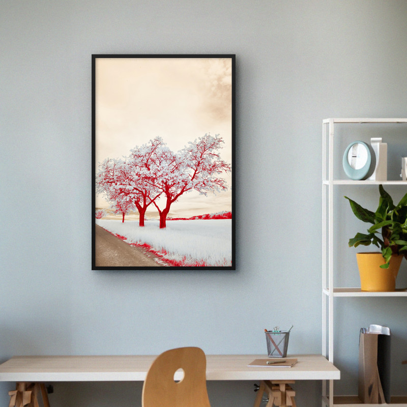 Quadro Decorativo Red&White