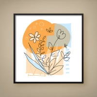 Quadro Decorativo Sketch Monstrinhos