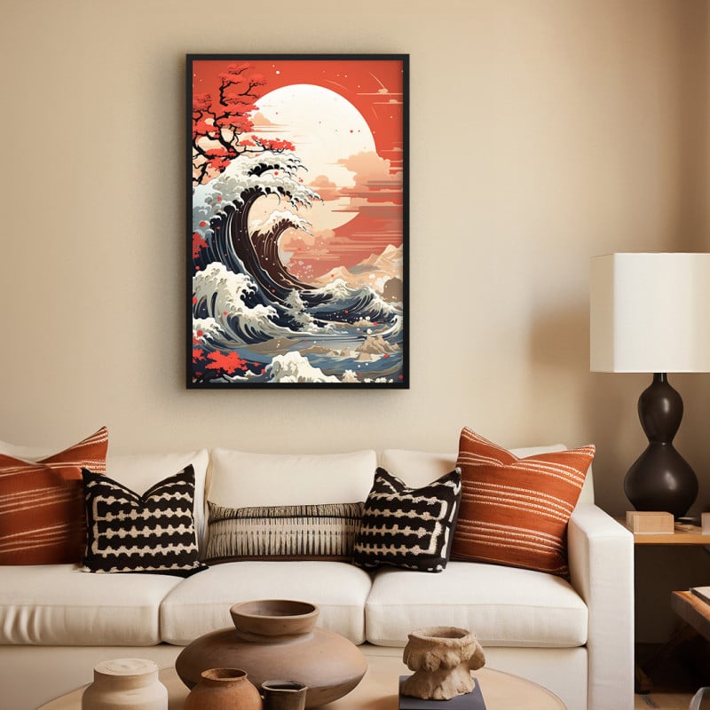 Quadro Decorativo Mar Oriental