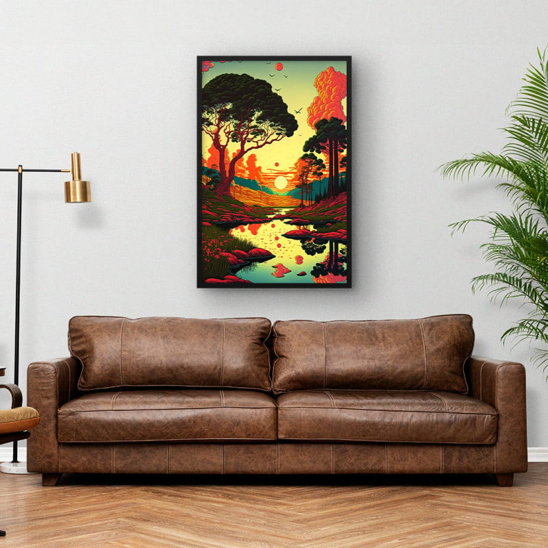 Quadro Decorativo Paisagem Retô