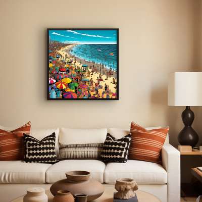 Quadro Decorativo Verão na Praia