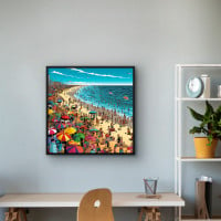 Quadro Decorativo Verão na Praia