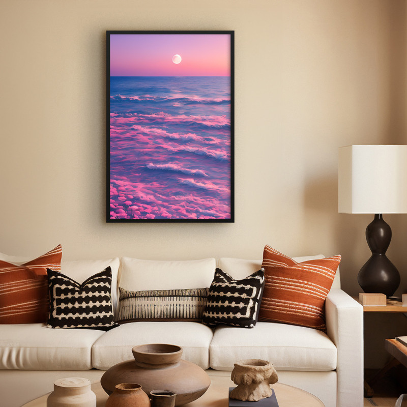 Quadro Decorativo Mar Rosado