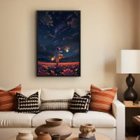 Quadro Decorativo Estrelas Cadentes