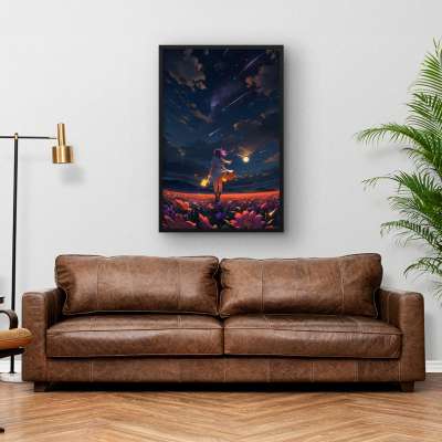 Quadro Decorativo Estrelas Cadentes