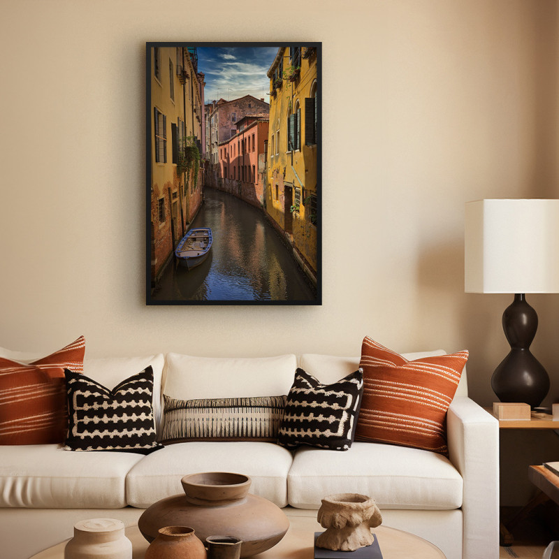 Quadro Decorativo Canais de Veneza