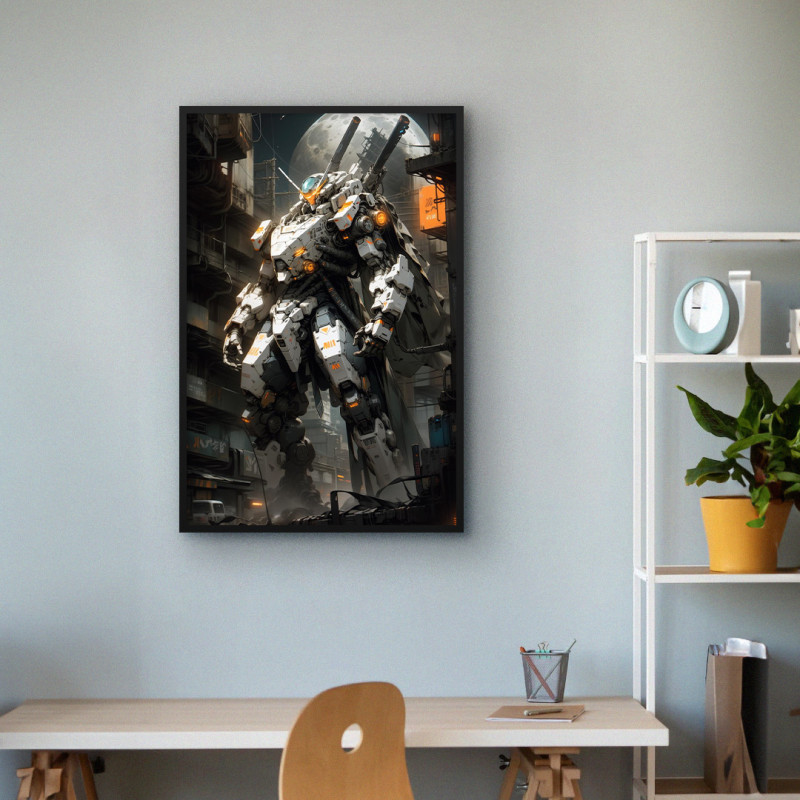 Quadro Decorativo Mega Robô