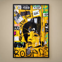 Quadro Decorativo Street Art Black Power