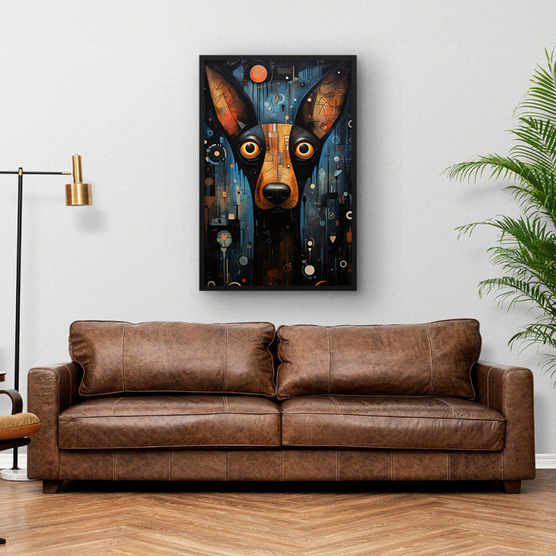 Quadro Decorativo Pinscher Robótico