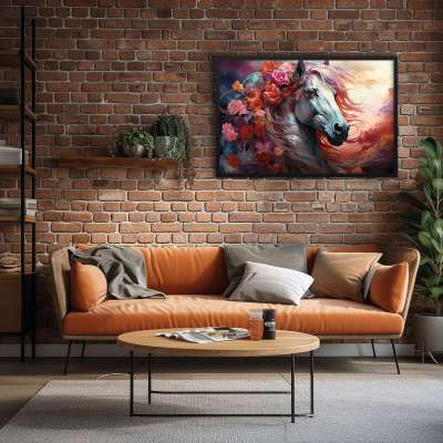 Quadro Decorativo Cavalo Místico