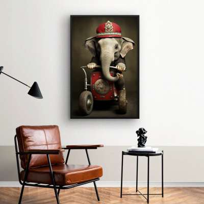 Quadro Decorativo Show do Elefante