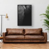 Quadro Decorativo Close no Elefante