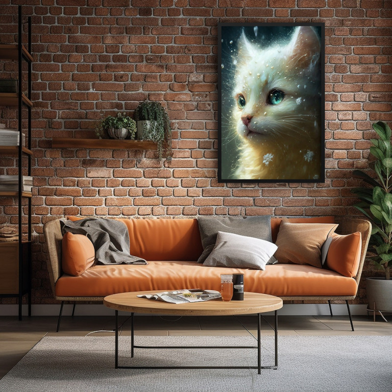 Quadro Decorativo Gatinho Majestoso