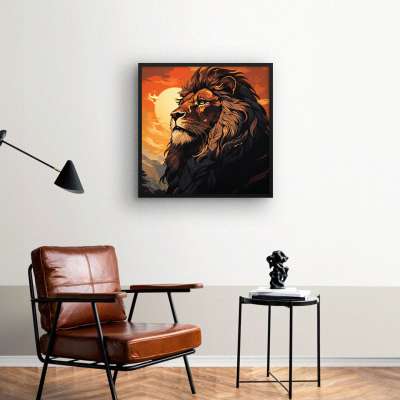 Quadro Decorativo Mufasa