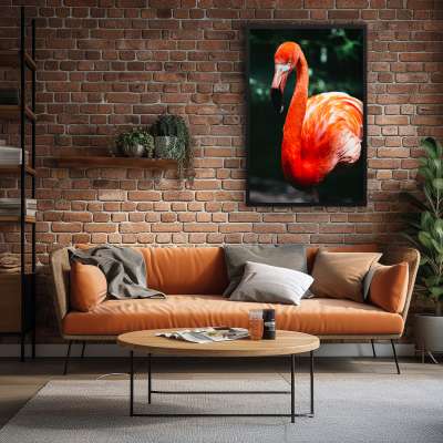 Quadro Decorativo Beleza do Flamingo