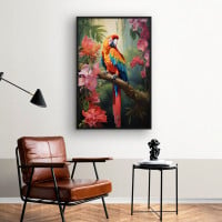 Quadro Decorativo Arara-vermelha