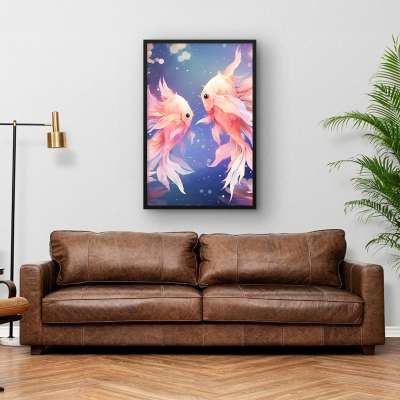 Quadro Decorativo Bettas