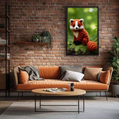 Quadro Decorativo Urso Bárbaro