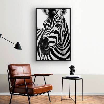 Quadro Decorativo Zebra