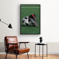 Quadro Decorativo Armas do Futebol