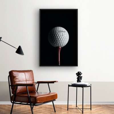 Quadro Decorativo Bola de Golf