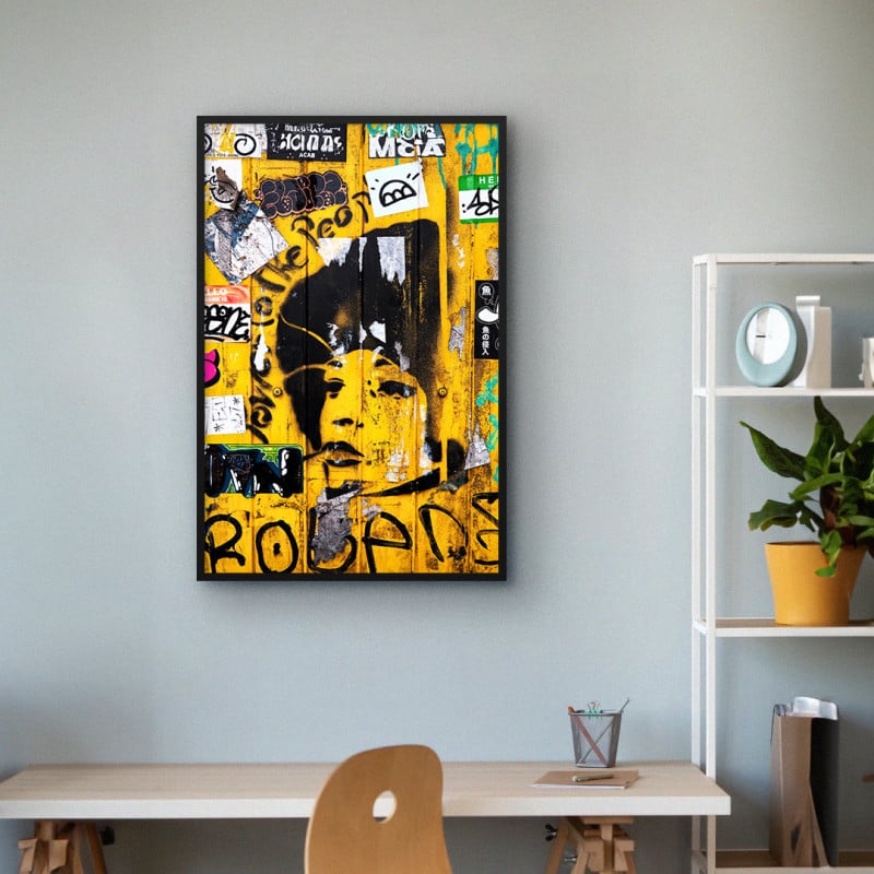 Quadro Decorativo Street Art Black Power