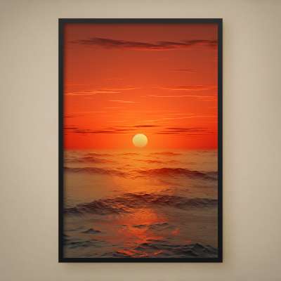 Quadro Decorativo Pôr do Sol