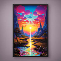 Quadro Decorativo Floresta Planetária