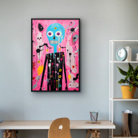 Quadro Decorativo Scary Cartoon