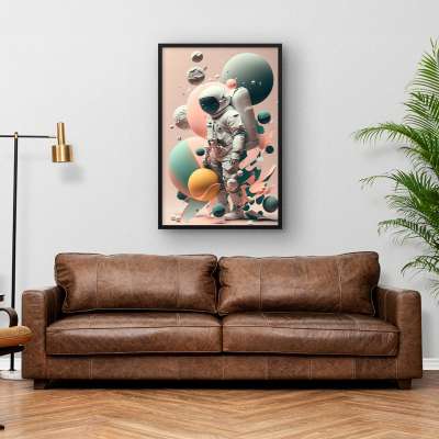 Quadro Decorativo Bolhas de Sonho