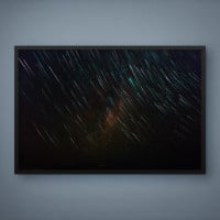 Quadro Decorativo Superfície Lunar