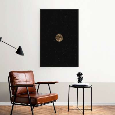 Quadro Decorativo Lua Cheia