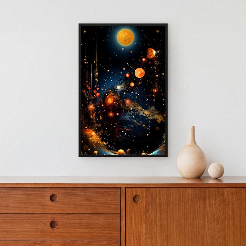 Quadro Decorativo Espaço Sideral