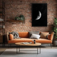 Quadro Decorativo Lua Iluminada