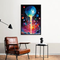 Quadro Decorativo Planetas & Astros