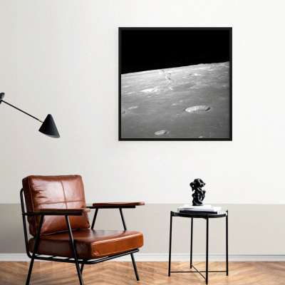 Quadro Decorativo Superfície Lunar