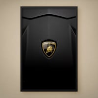 Quadro Decorativo Símbolo da Lamborghini