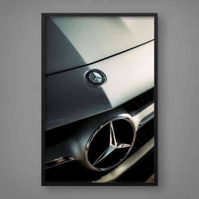 Quadro Decorativo Emblemas Mercedes-Benz