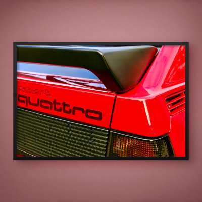 Quadro Decorativo Audi Sport Quattro