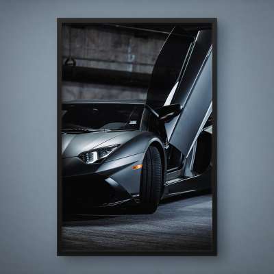 Quadro Decorativo Lamborghini Aventador Ultimae