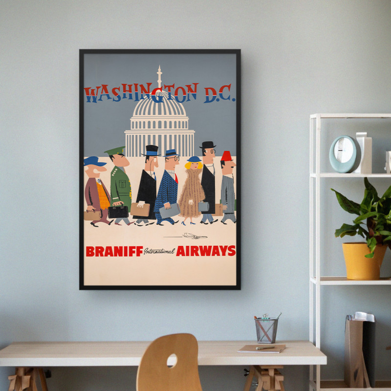 Quadro Decorativo Washington