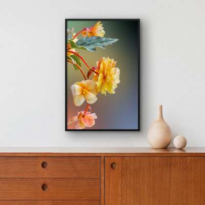 Quadro Decorativo Flores Amarelas