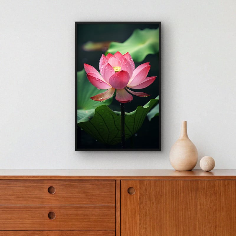 Quadro Decorativo Flor de Lótus