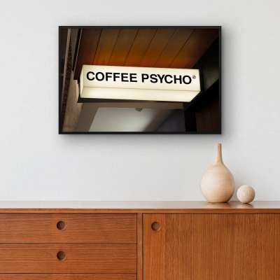 Quadro Decorativo Coffee Psycho